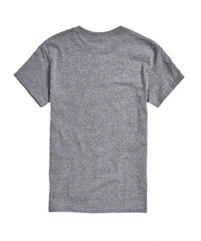 Men's Peanuts Christmas Short Sleeve T-shirt Gray $15.75 T-Shirts