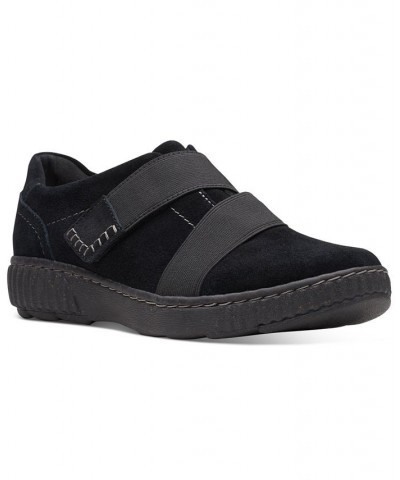 Women's Caroline Holly Sneakers Black $49.00 Shoes