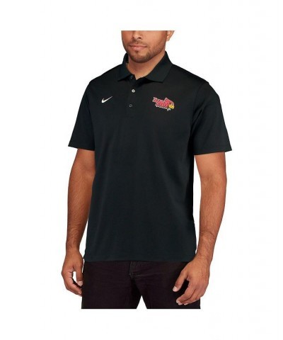 Men's Black Illinois State Redbirds Varsity Dri-FIT Polo Shirt $31.20 Polo Shirts