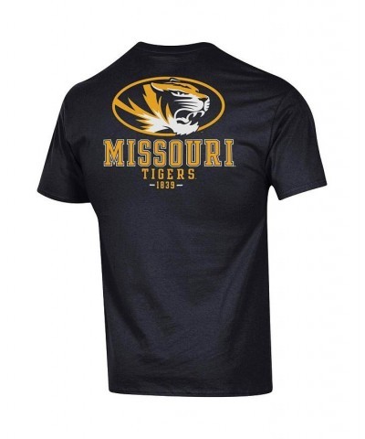 Men's Black Missouri Tigers Stack 2-Hit T-shirt $22.05 T-Shirts