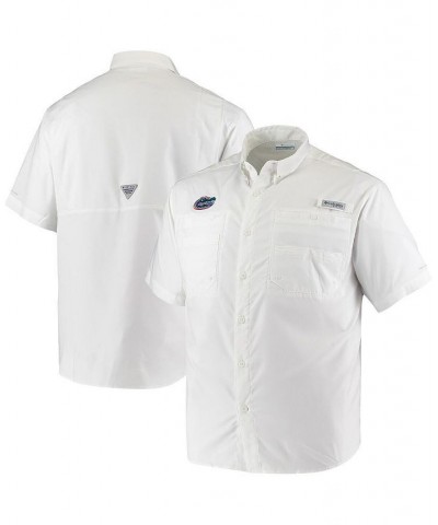 Men's PFG White Florida Gators Tamiami Omni-Shade Button-Down Shirt $31.85 Shirts