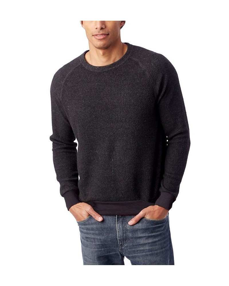 Men's Champ Eco-Teddy Fleece Sweatshirt Black $40.18 Sweatshirt