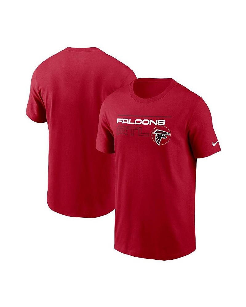 Men's Red Atlanta Falcons Broadcast Essential T-shirt $23.59 T-Shirts