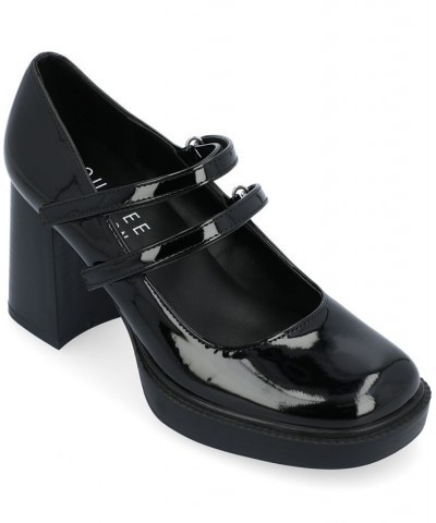 Women's Shasta Platform Heels Black $52.99 Shoes