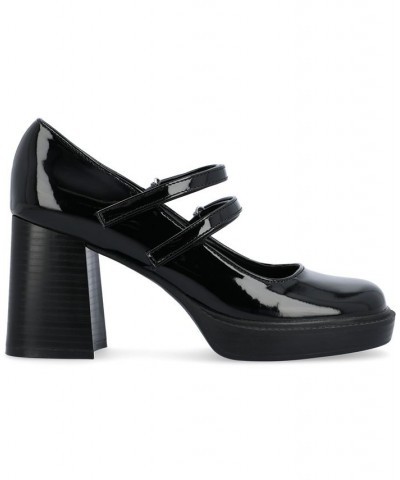 Women's Shasta Platform Heels Black $52.99 Shoes