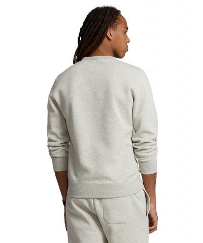 Men's Logo Double-Knit Sweatshirt Gray $38.05 Sweatshirt