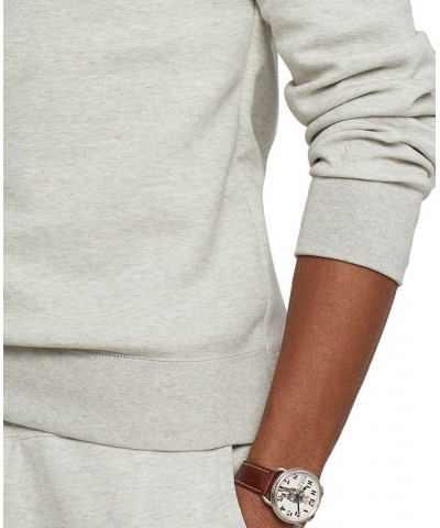 Men's Logo Double-Knit Sweatshirt Gray $38.05 Sweatshirt