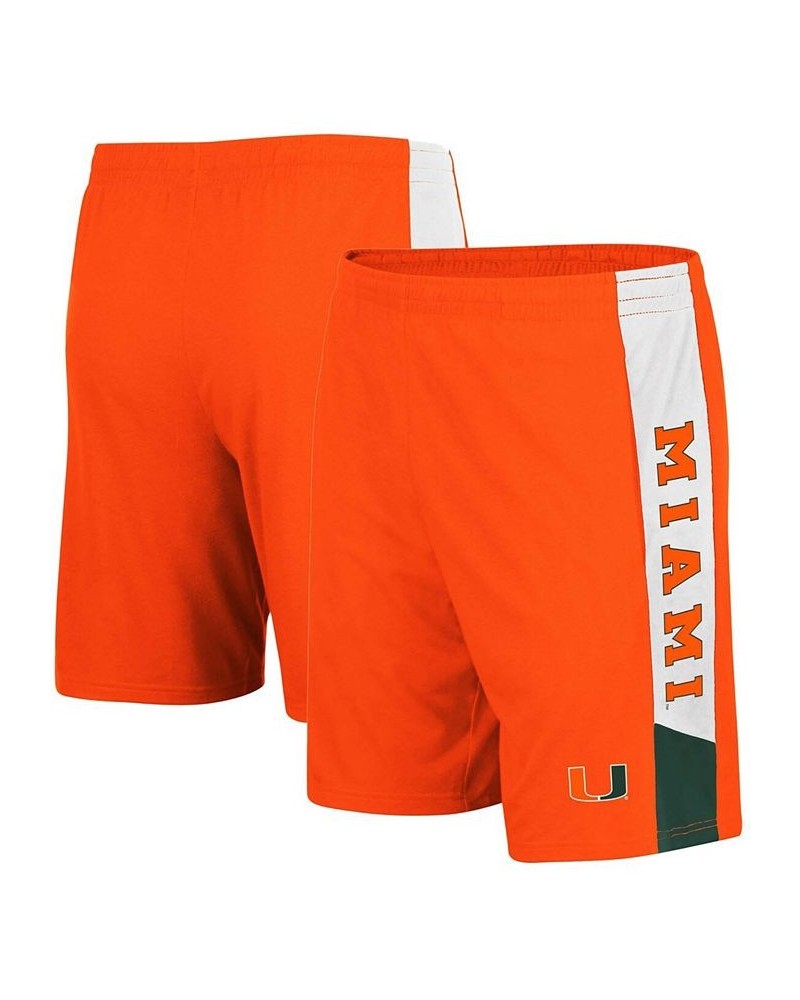 Men's Orange Miami Hurricanes Wonkavision Shorts $20.39 Shorts