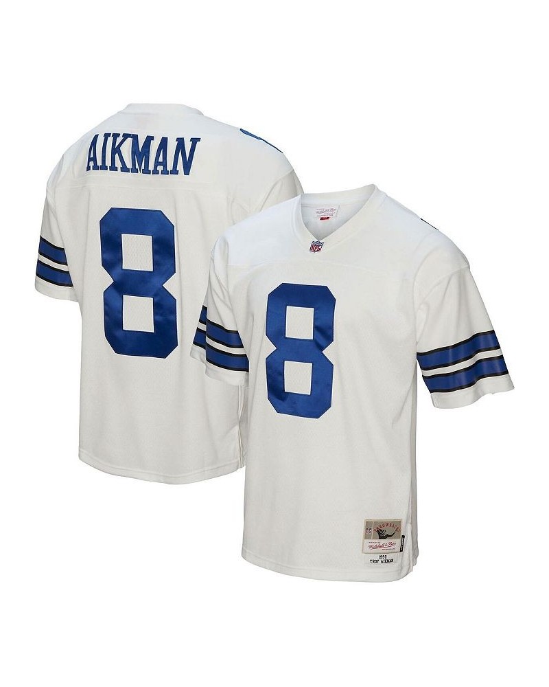 Men's Troy Aikman White Dallas Cowboys 1992 Legacy Replica Jersey $66.30 Jersey