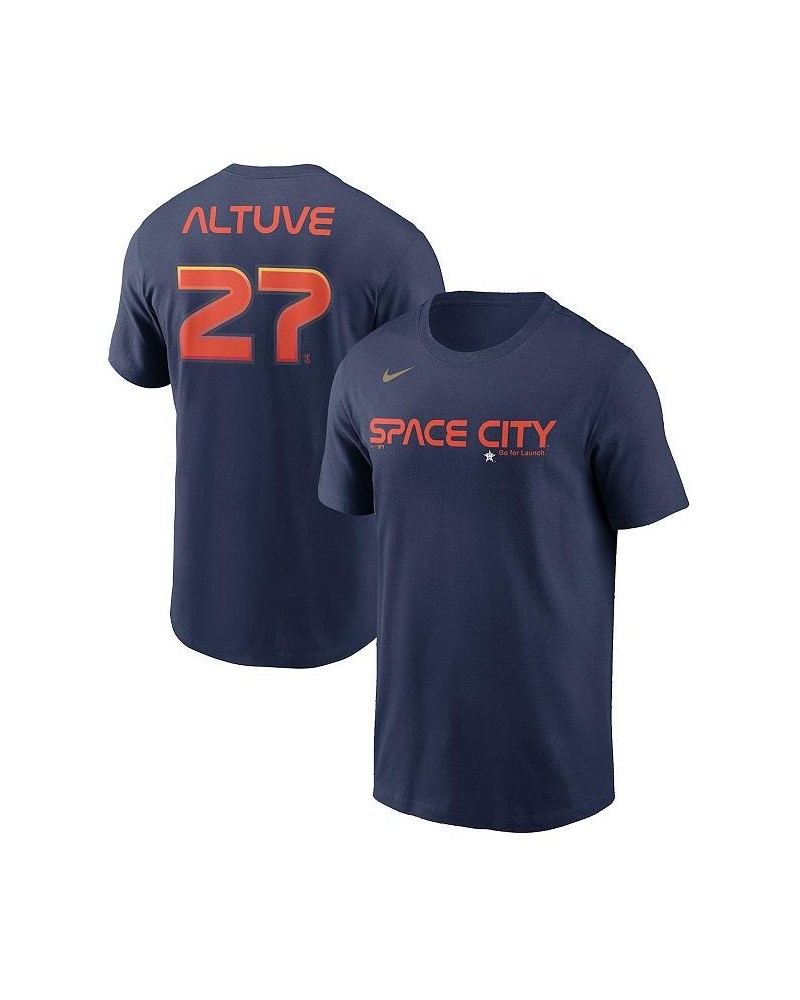 Men's Jose Altuve Navy Houston Astros 2022 City Connect Name and Number T-shirt $25.49 T-Shirts