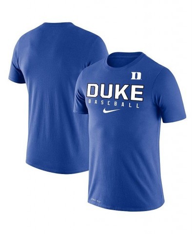 Men's Royal Duke Blue Devils Baseball Legend Performance T-shirt $20.79 T-Shirts