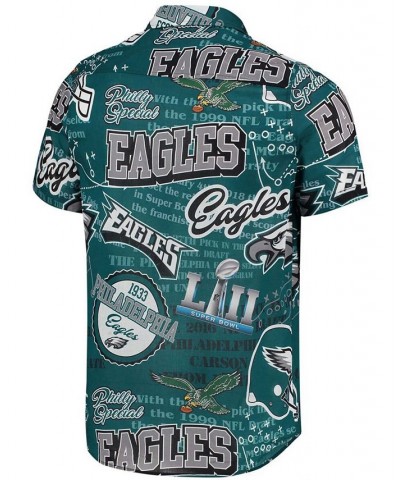 Men's Midnight Green Philadelphia Eagles Thematic Button-Up Shirt $33.65 Shirts