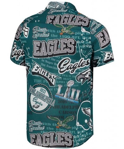 Men's Midnight Green Philadelphia Eagles Thematic Button-Up Shirt $33.65 Shirts