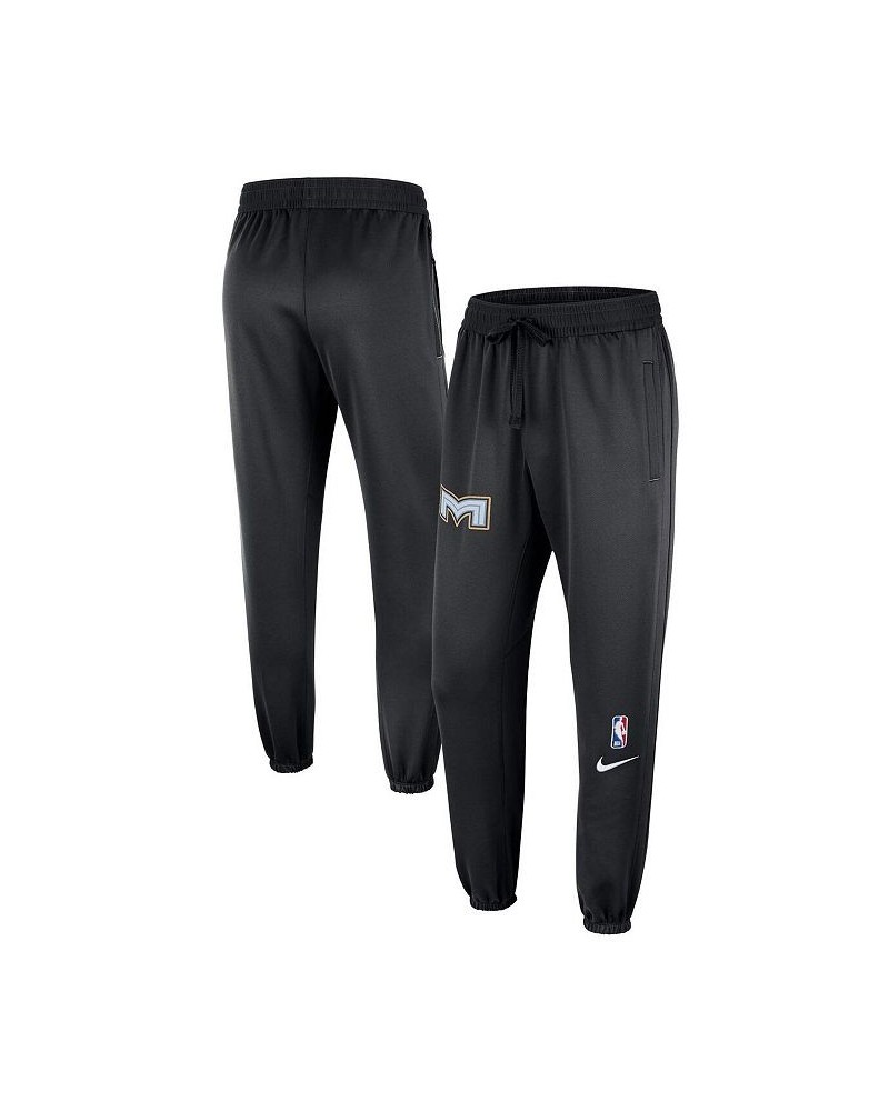 Men's Black Memphis Grizzlies 2022/23 City Edition Showtime ThermaFlex Sweatpants $61.10 Pants