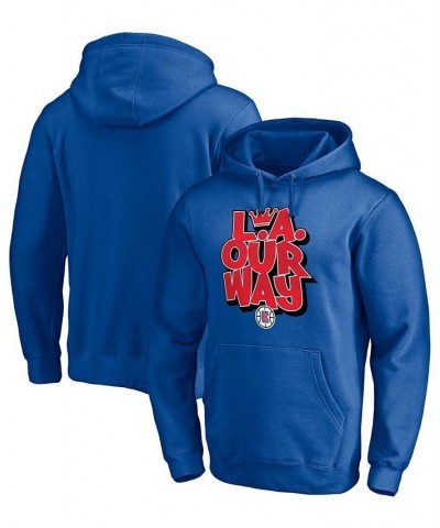 Men's Royal LA Clippers L.A. Our Way Post Up Hometown Collection Pullover Hoodie $33.63 Sweatshirt