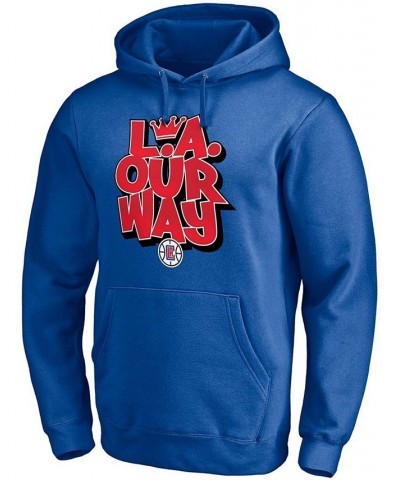 Men's Royal LA Clippers L.A. Our Way Post Up Hometown Collection Pullover Hoodie $33.63 Sweatshirt