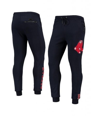 Men's Navy Boston Red Sox Logo Jogger Pants $52.80 Pants