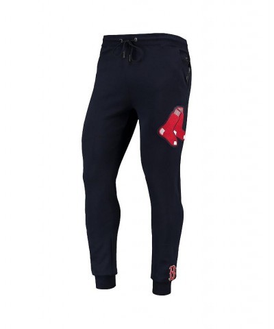 Men's Navy Boston Red Sox Logo Jogger Pants $52.80 Pants