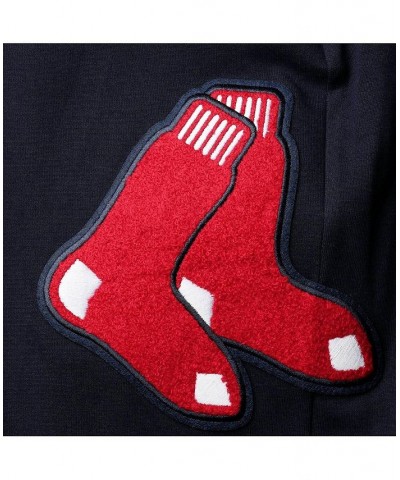 Men's Navy Boston Red Sox Logo Jogger Pants $52.80 Pants