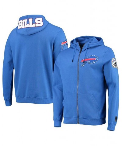 Men's Royal Buffalo Bills 4-Hit Full-Zip Hoodie $59.80 Sweatshirt