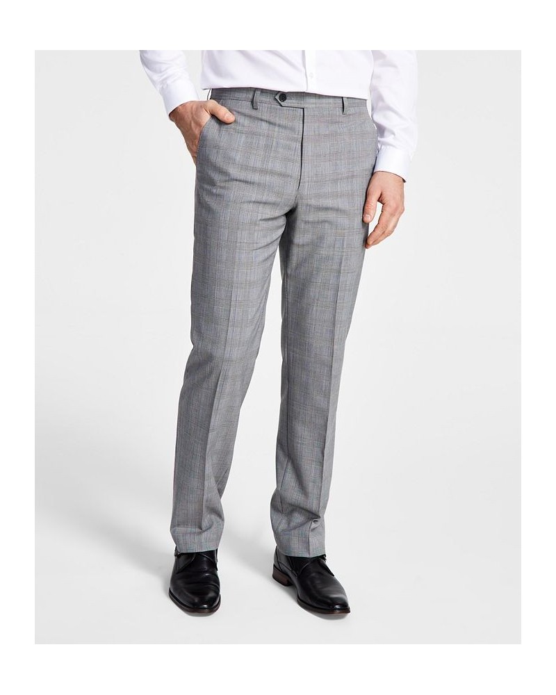 Men's Classic-Fit UltraFlex Stretch Plaid Suit Pants Multi $38.20 Suits