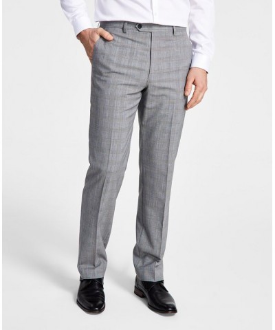 Men's Classic-Fit UltraFlex Stretch Plaid Suit Pants Multi $38.20 Suits