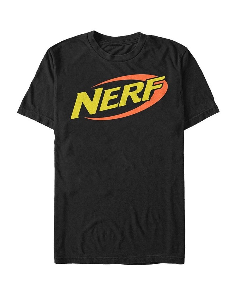 Nerf Men's Classic Logo Short Sleeve T-Shirt Black $15.05 T-Shirts