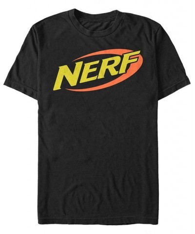 Nerf Men's Classic Logo Short Sleeve T-Shirt Black $15.05 T-Shirts