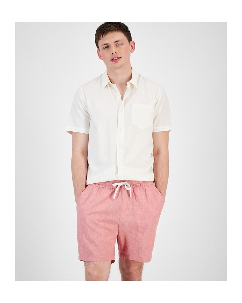 Men's Charlie Linen Pull-On Shorts PD05 $15.59 Shorts