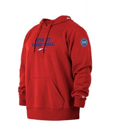 Men's Red Detroit Pistons 2021/22 City Edition Big and Tall Pullover Hoodie $35.63 Sweatshirt