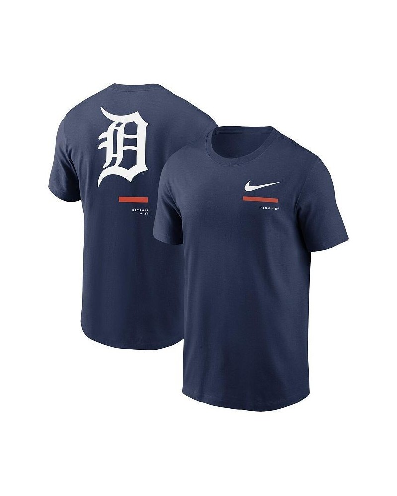 Men's Navy Detroit Tigers Over the Shoulder T-shirt $25.99 T-Shirts