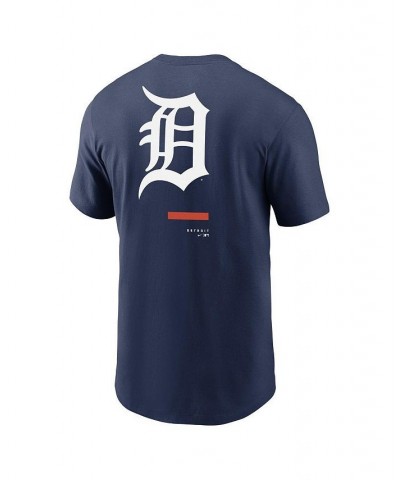 Men's Navy Detroit Tigers Over the Shoulder T-shirt $25.99 T-Shirts