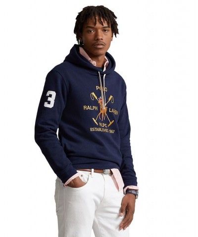 Men's Polo Pony Fleece Hoodie Cruise Navy $87.12 Sweatshirt