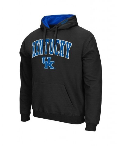 Men's Black Kentucky Wildcats Arch and Team Logo 3.0 Pullover Hoodie $31.19 Sweatshirt