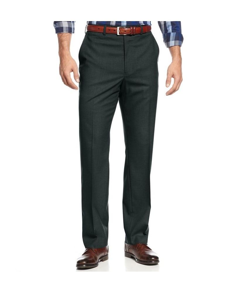 Michael Kors Men's Solid Classic-Fit Stretch Dress Pants Gray $18.19 Pants