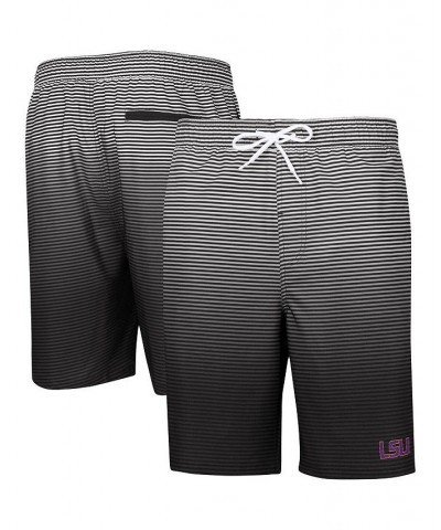 Men's Black LSU Tigers Ocean Swim Trunks $30.79 Swimsuits