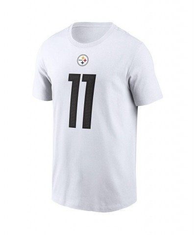 Men's Chase Claypool White Pittsburgh Steelers Player Name Number T-shirt $20.70 T-Shirts