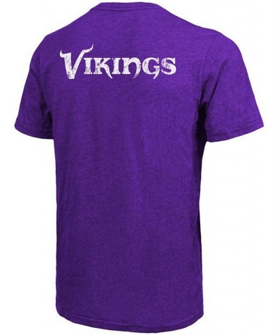 Minnesota Vikings Tri-Blend Pocket T-shirt - Heathered Purple $35.99 T-Shirts