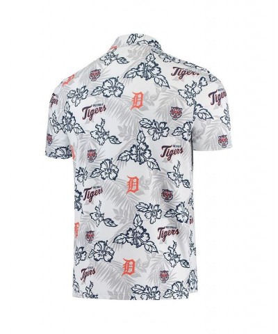 Men's White Detroit Tigers Performance Polo Shirt $55.20 Polo Shirts