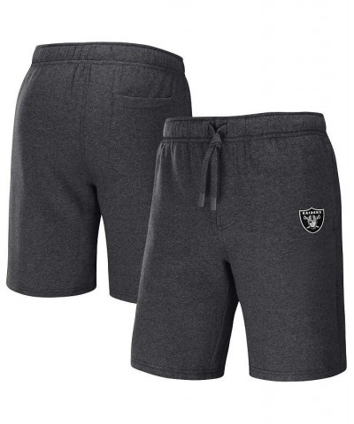 Men's NFL x Darius Rucker Collection by Heather Charcoal Las Vegas Raiders Logo Shorts $23.03 Shorts