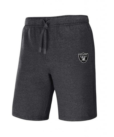 Men's NFL x Darius Rucker Collection by Heather Charcoal Las Vegas Raiders Logo Shorts $23.03 Shorts