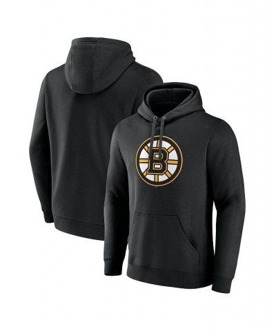 Men's Branded Black Boston Bruins Primary Logo Pullover Hoodie $34.79 Sweatshirt