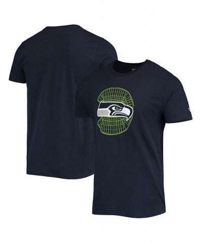 Men's College Navy Seattle Seahawks Stadium T-shirt $18.69 T-Shirts