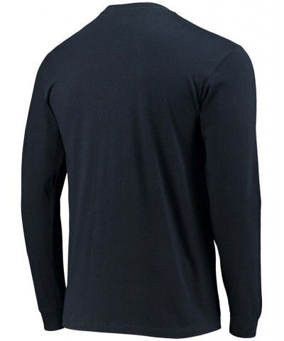 Men's Navy Tennessee Titans Halftime Long Sleeve T-shirt $30.79 T-Shirts