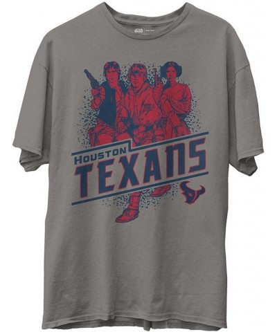 Men's Heathered Gray Houston Texans Rebels Star Wars T-shirt $21.23 T-Shirts