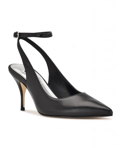 Women's Boca Pointy Toe Ankle Strap Dress Pumps PD01 $35.97 Shoes