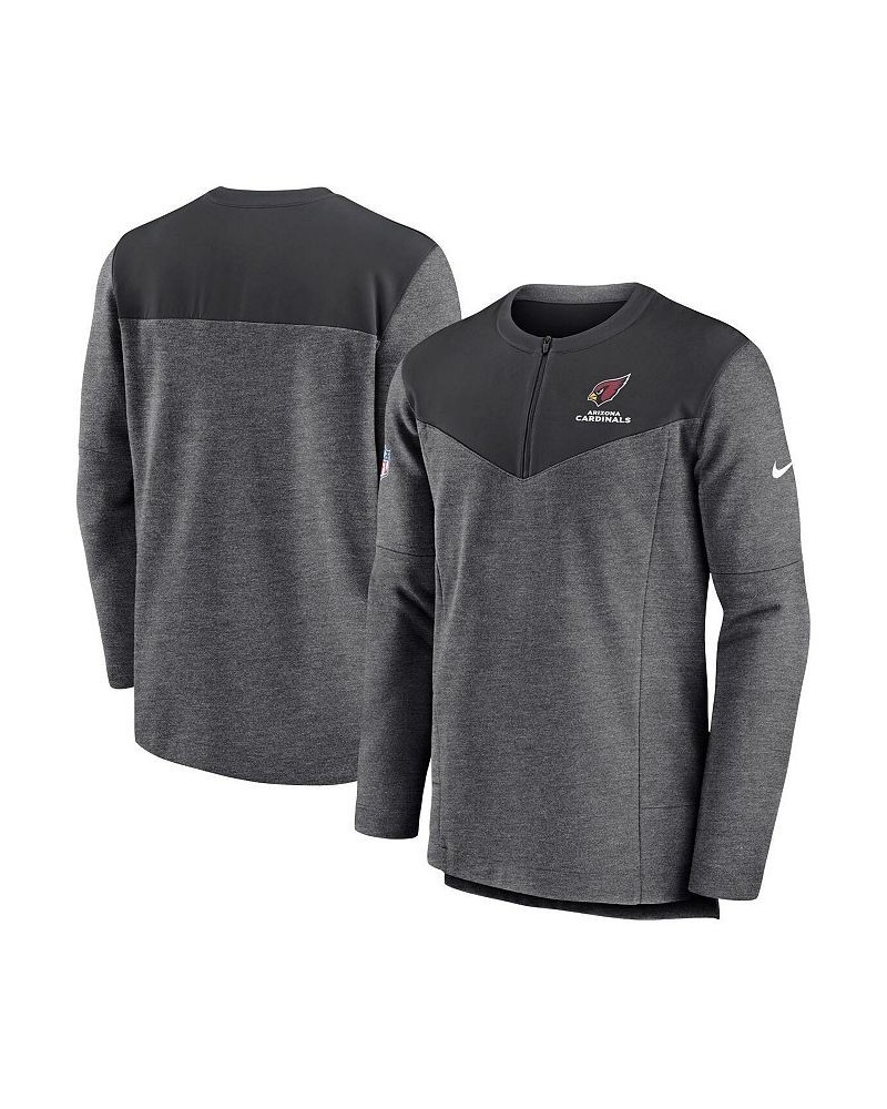 Men's Charcoal Arizona Cardinals Sideline Lockup Performance Quarter-zip Jacket $39.90 Jackets