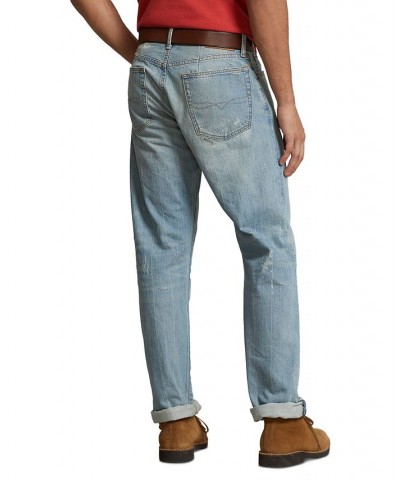 Men's Vintage Classic-Fit Distressed Jeans Blue $41.85 Jeans