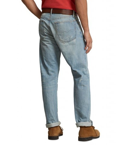 Men's Vintage Classic-Fit Distressed Jeans Blue $41.85 Jeans