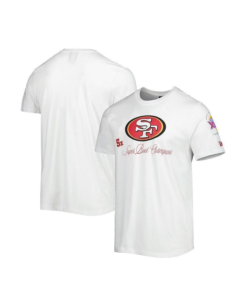 Men's White San Francisco 49ers Historic Champs T-shirt $31.89 T-Shirts